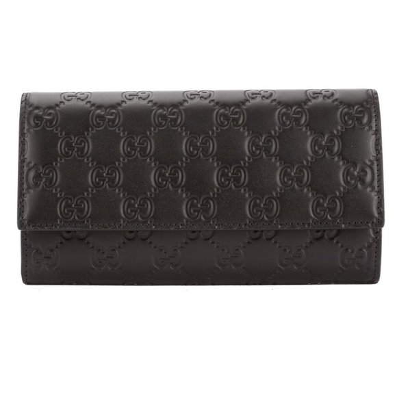 Gucci Signature Guccissima GG Wallet in Black NEW IN BOX